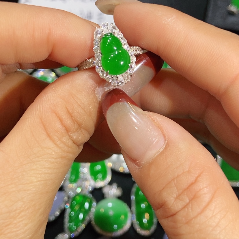 【闪购商品】翡翠戒指未镶嵌天然翡翠