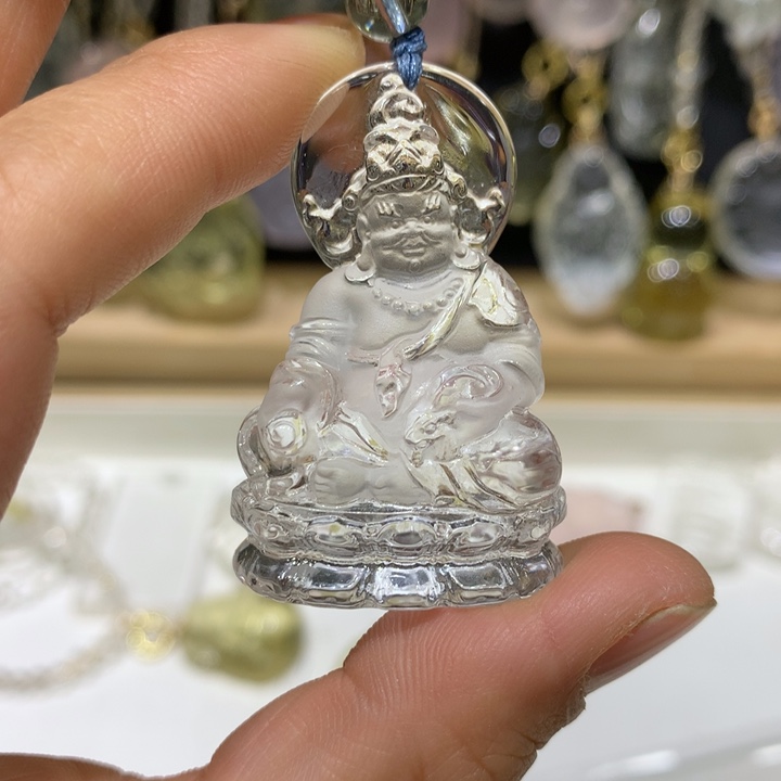 水晶颈饰未镶嵌天然