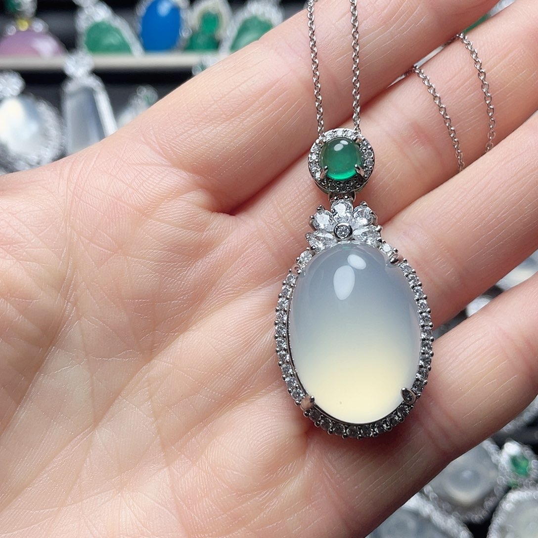 玛瑙/玉髓挂件合金