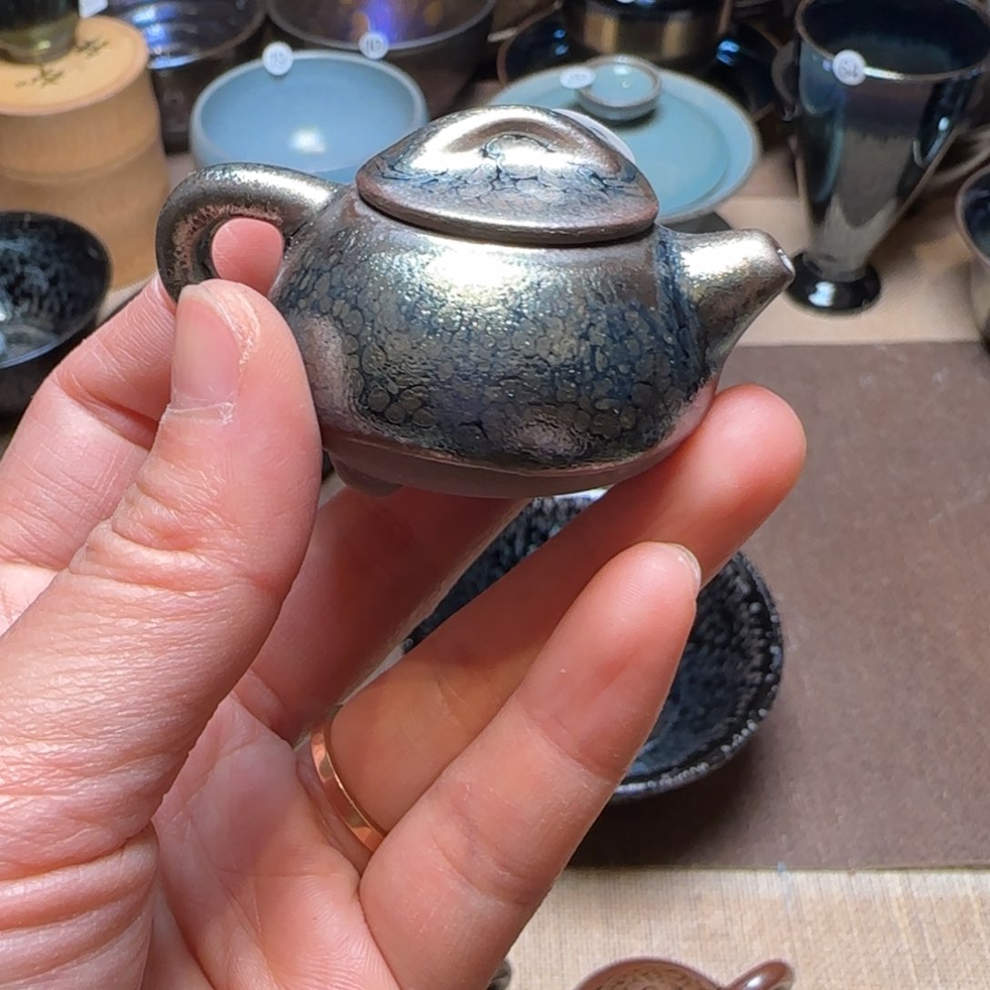 茶盏88把把壶石瓢蓝油滴