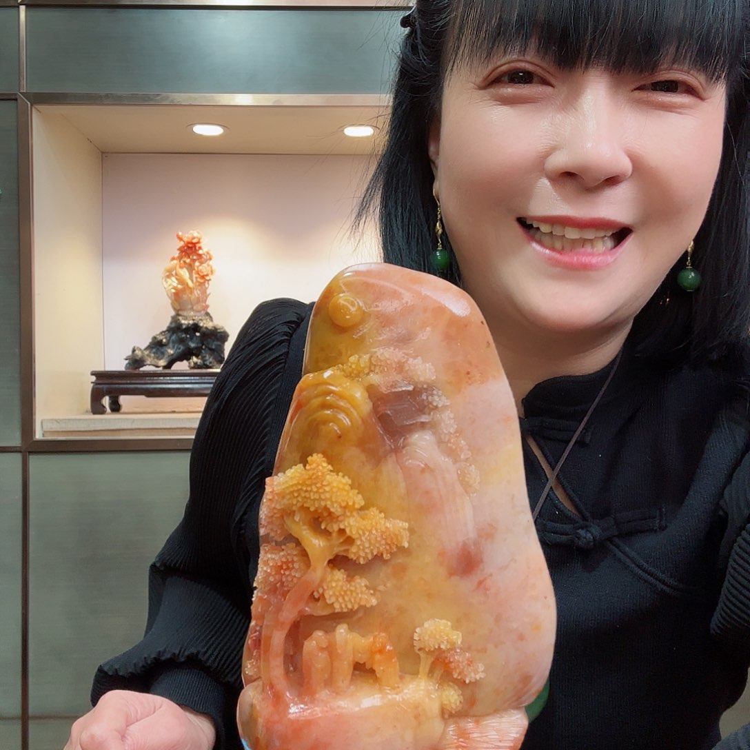 寿山石东****6寿山石摆件