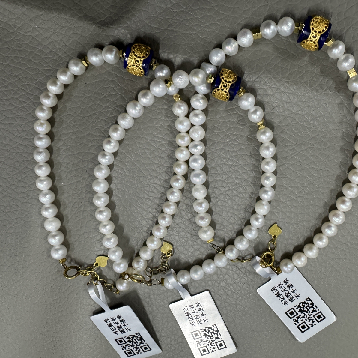 【晶雅颂】天然原创珍珠单圈手链约4mm 多样性发一件 2189BB