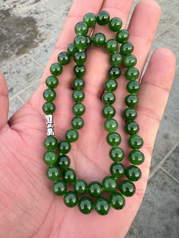 卡 8 妈妈链冰底料辣阳绿略微有点红皮的老坑料的高级妈妈链