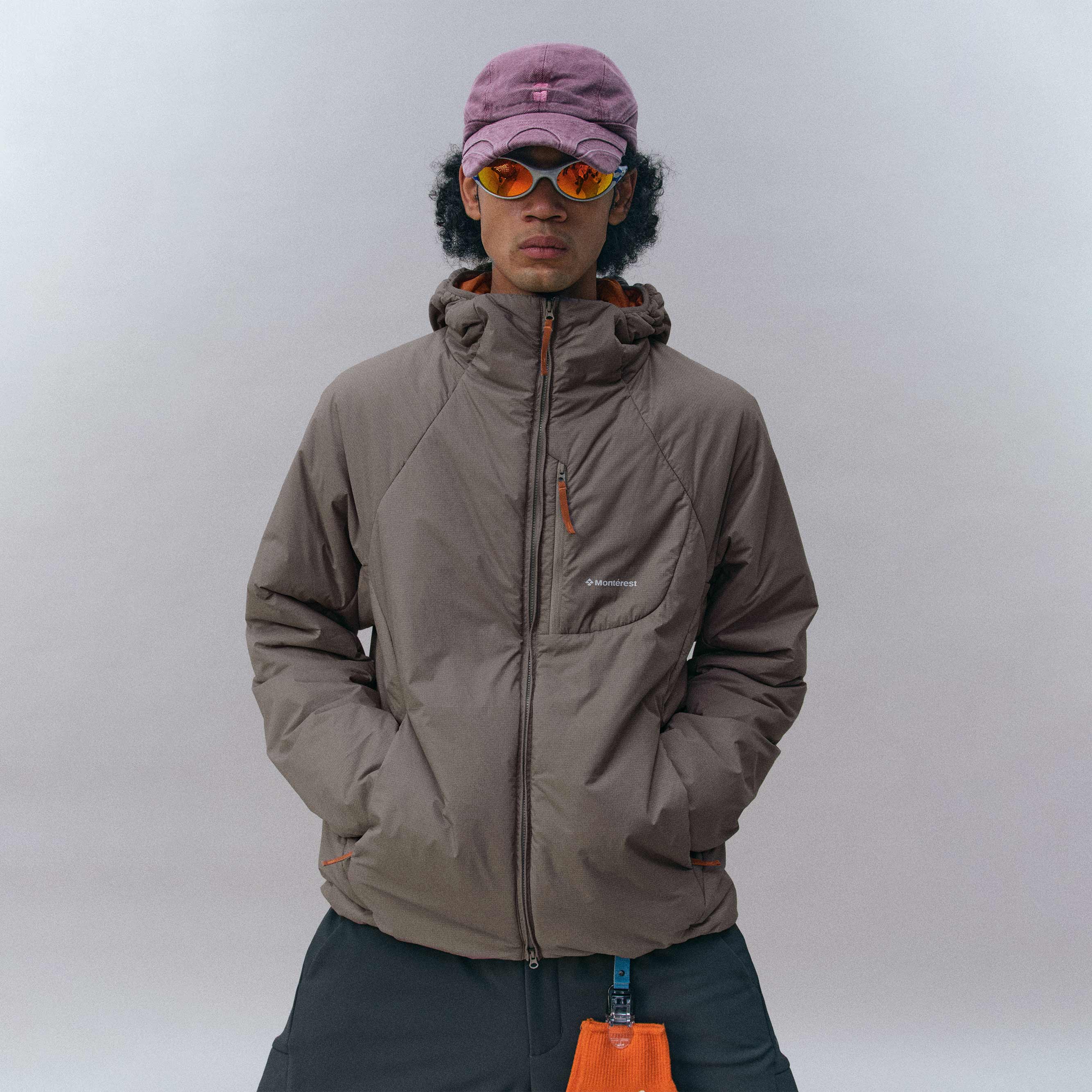 瞬时山野Monterest山系户外金标P棉连帽棉服男