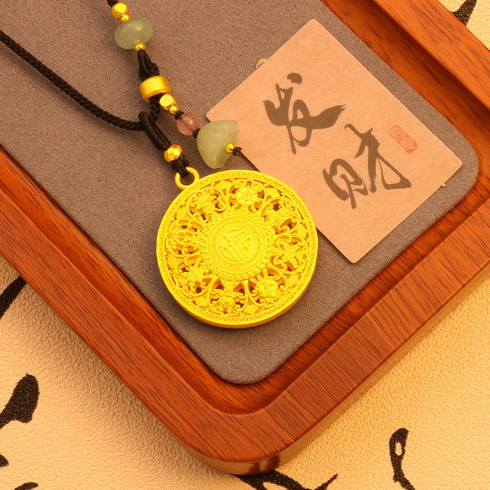 八宝罗盘 毛衣链 红玛瑙手串 古法金珠3