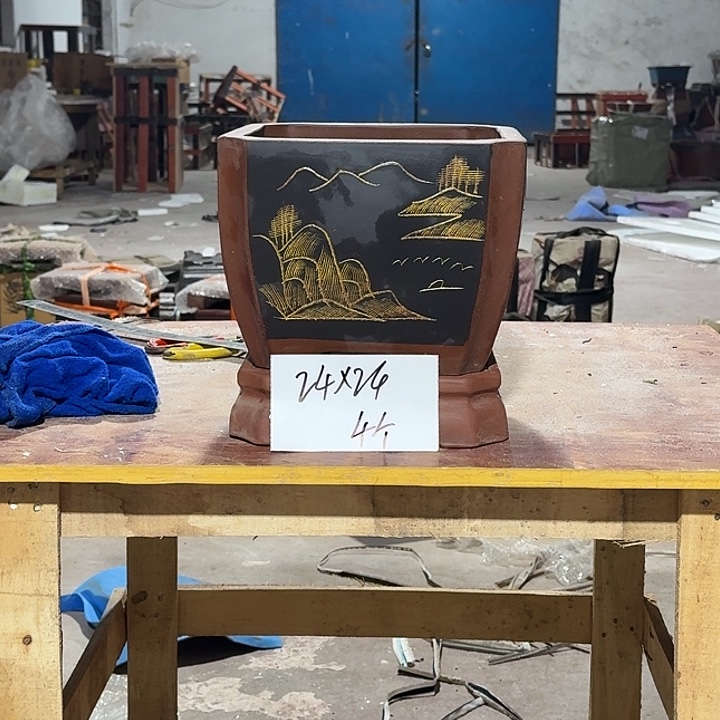 紫砂花盆紫砂花盆