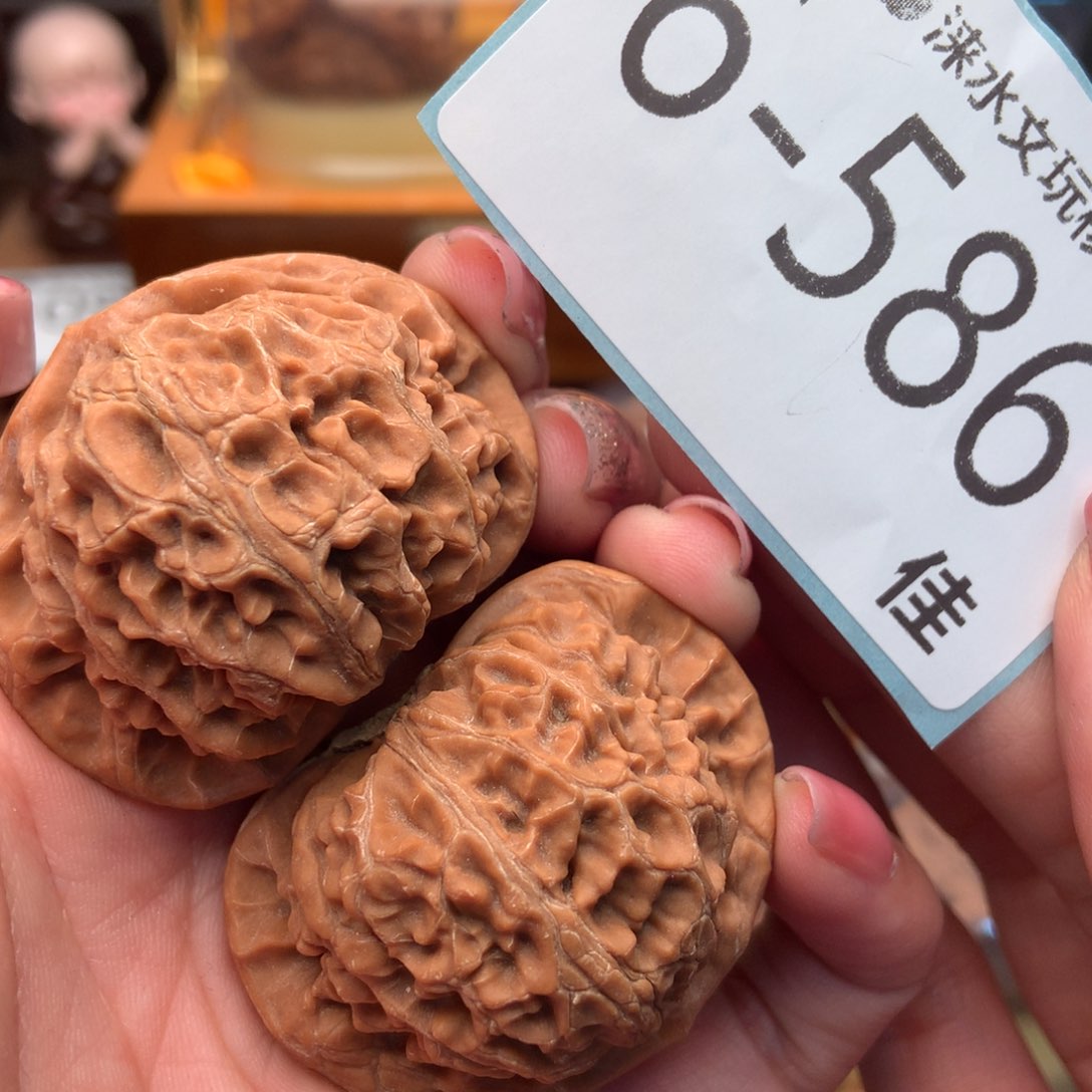 文玩核桃把件43宫灯