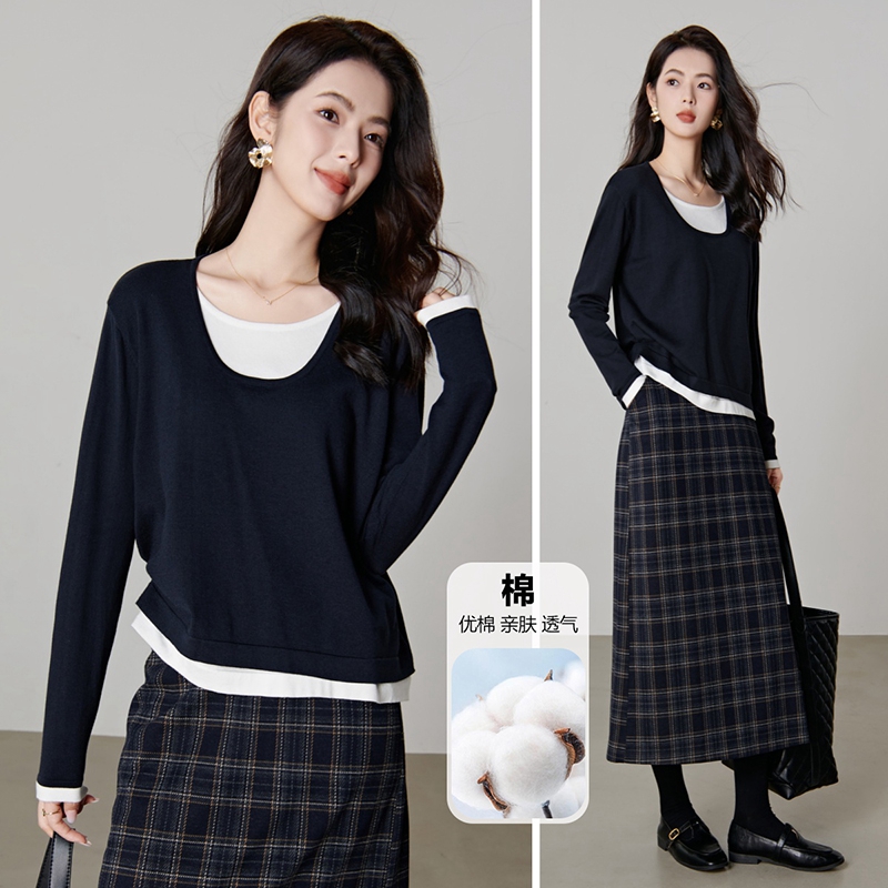 【专享】2025上衣百搭套头针织衫女25062067