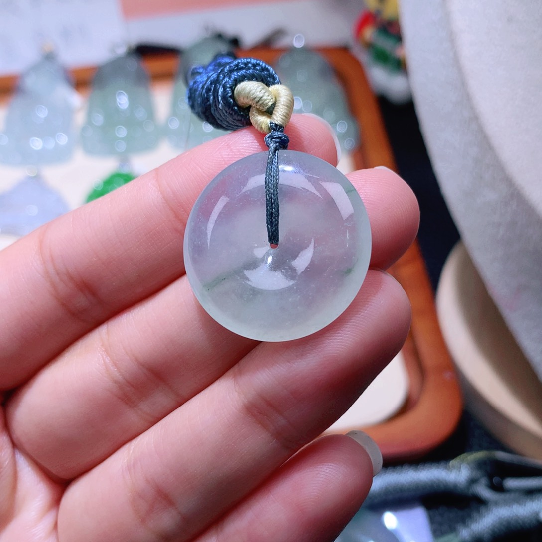 颈饰未镶嵌翡翠扣子25.5*5.2