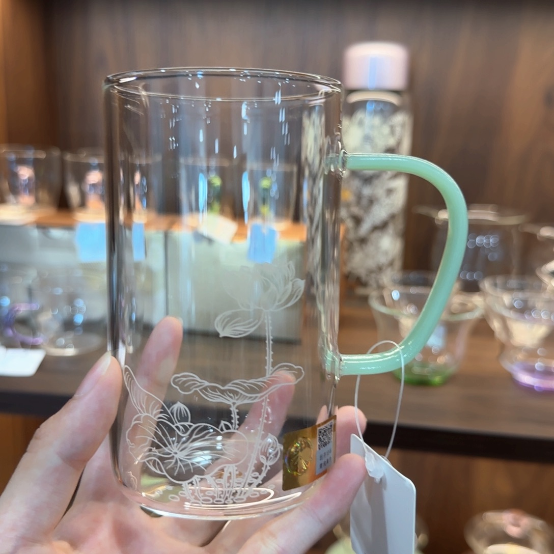 禾器好运连连浅玉色清简杯