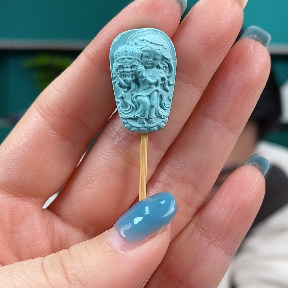 绿松石珠宝奇石未镶嵌