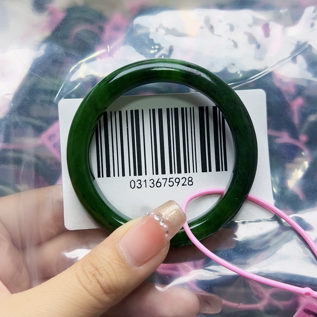 和田玉（碧玉）手镯未镶嵌54