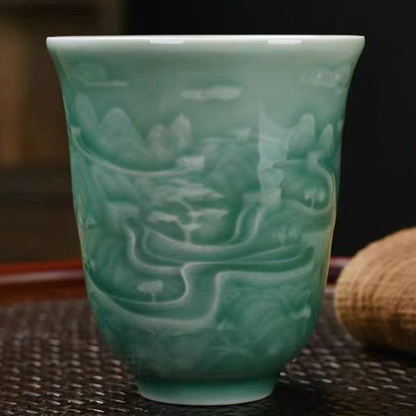 龙窑茶器  青瓷单杯  8949  （专属）