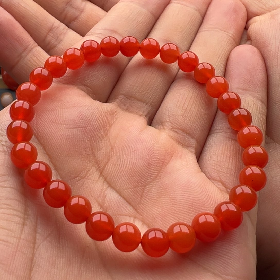 南红玛瑙单圈6.3未镶嵌