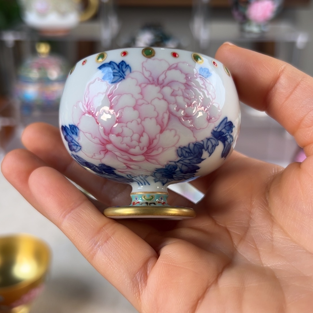 祝*人纯手工手绘 高端茶器