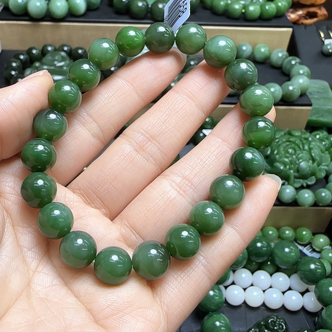 和田玉手串未镶嵌