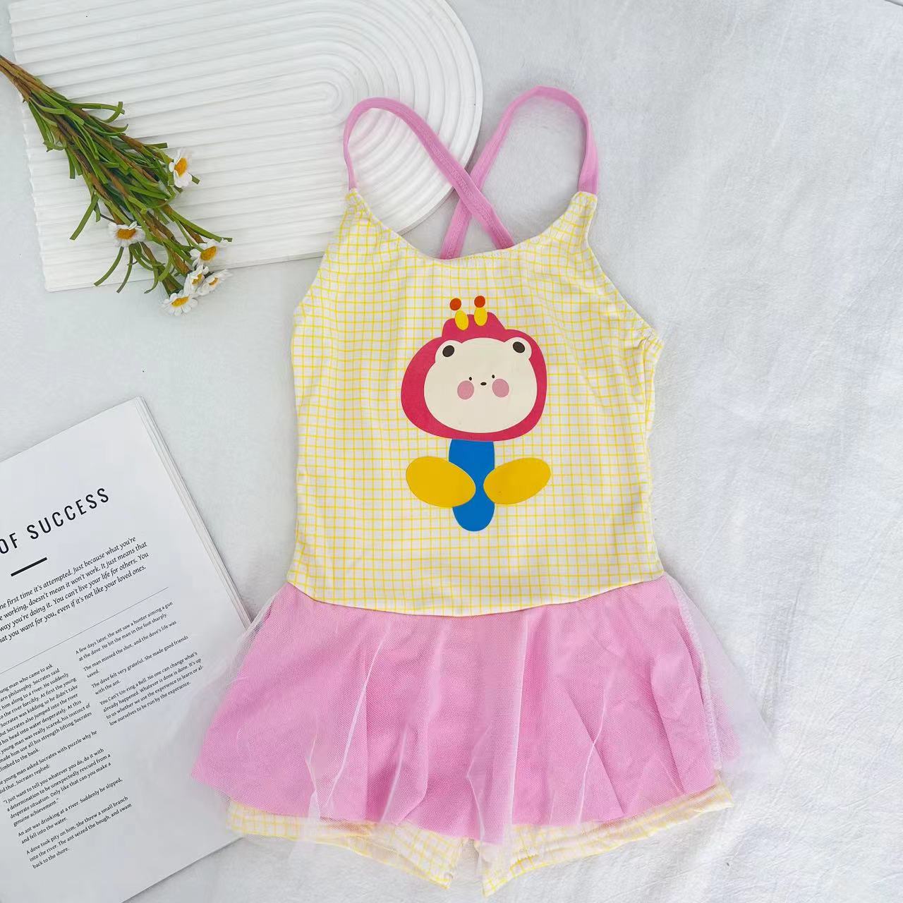 女童2025夏季新款连体裙式吊带(3-5岁)B2973