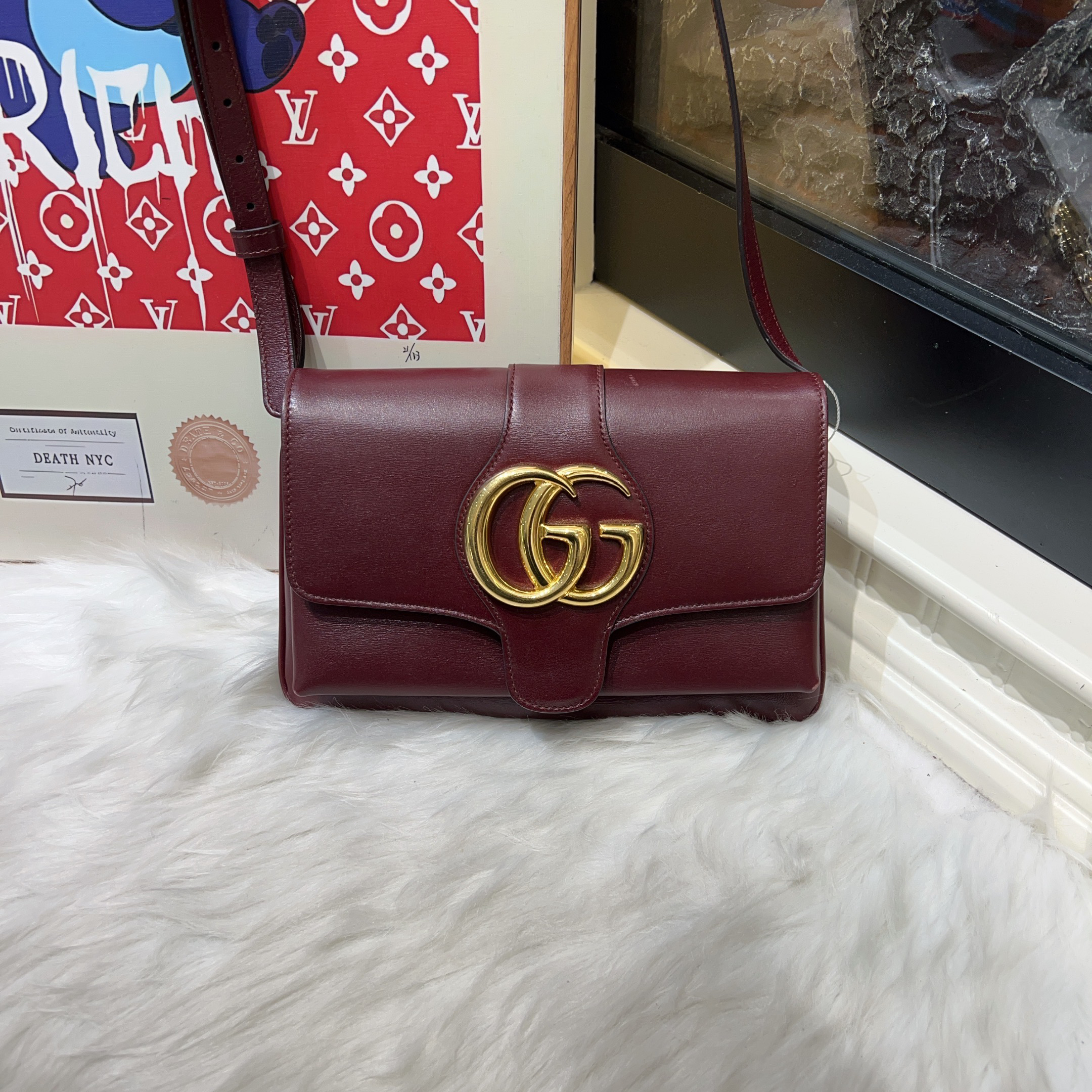 95新 GUCCI/古驰 gucci古驰air单肩包a6736
