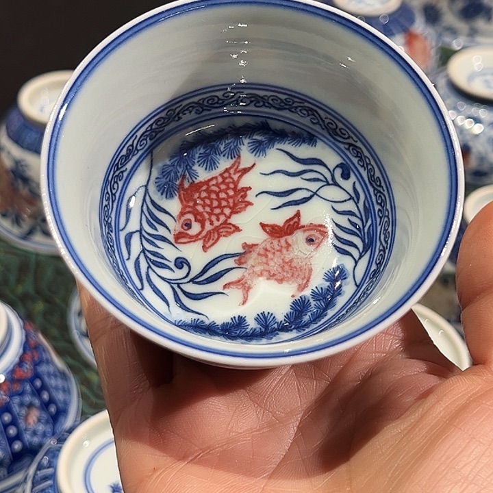 微瑕臻玉古坊原矿孔雀石釉里红