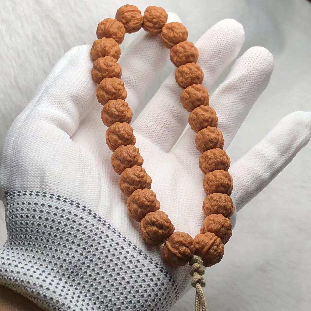 12左右金蟾手持猴头核桃精工手串L