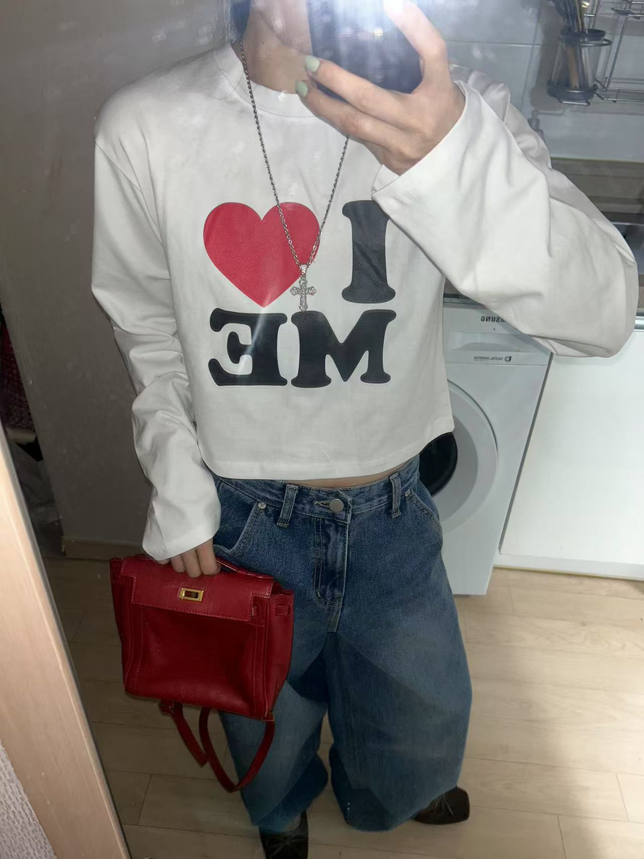 韩国东大门正品时尚长袖T恤020901（NO退NO换）