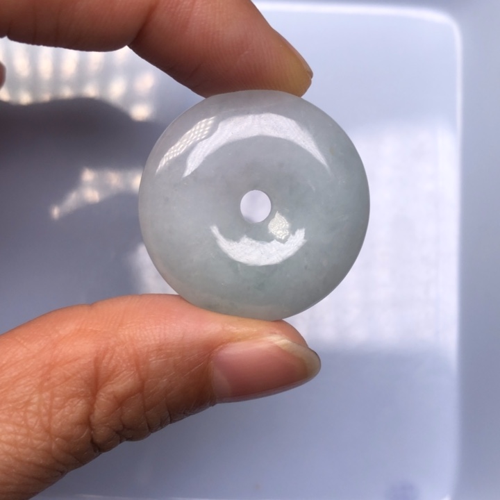 翡翠未镶嵌颈饰缅甸天然翡翠吊坠牌子珠子平安扣