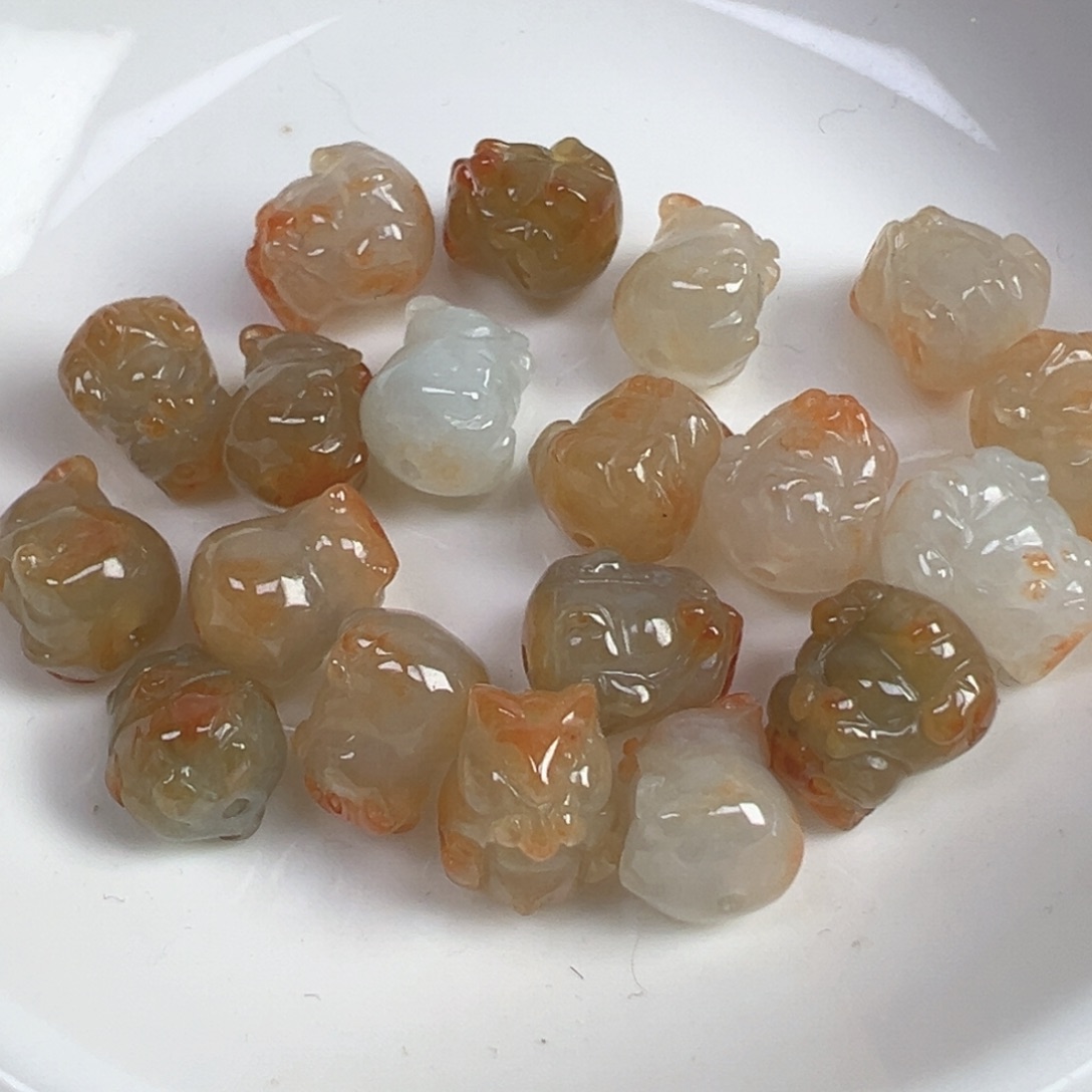 翡翠散珠翡翠生肖鼠一个可挑