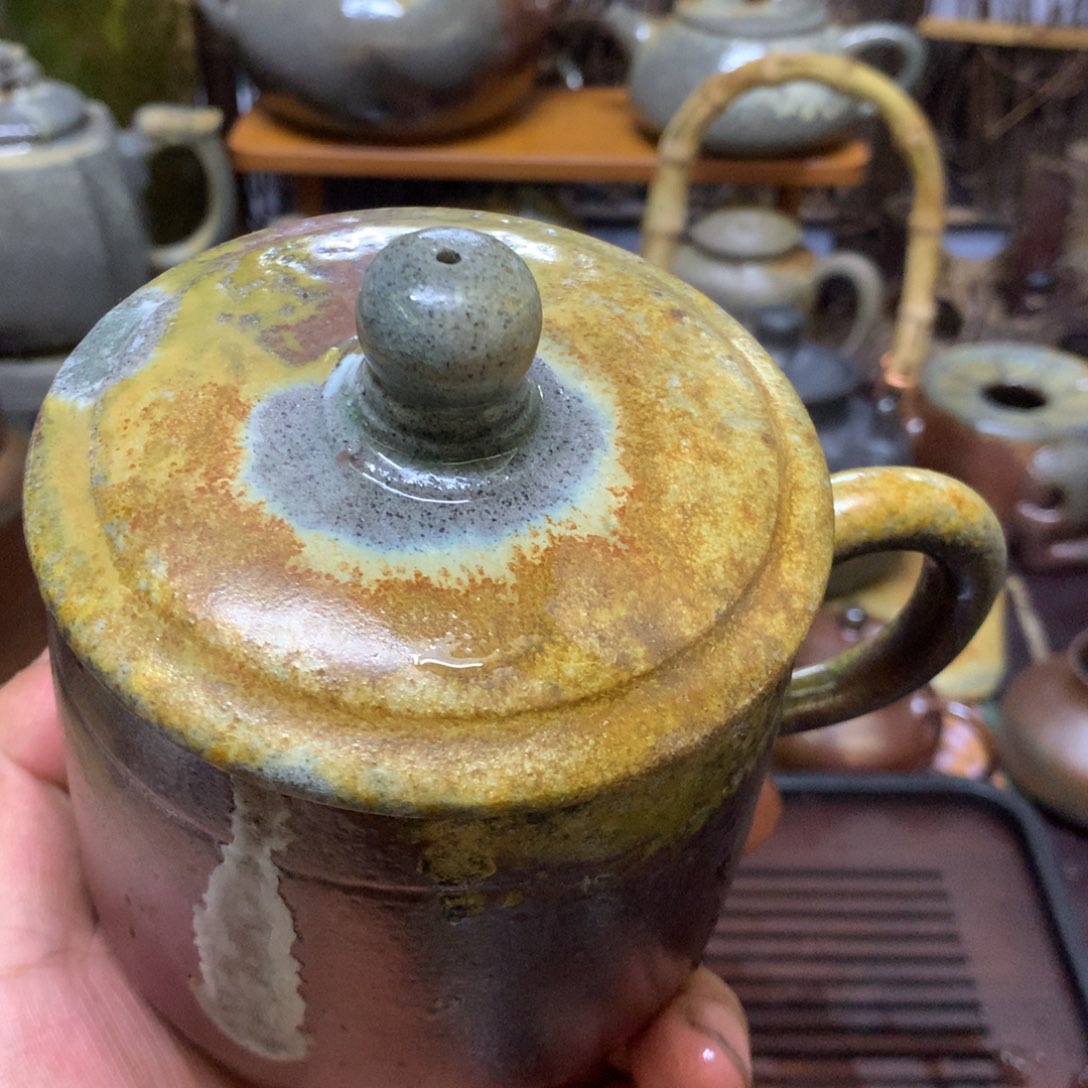 茶壶紫砂纯自然高温裸柴烧
