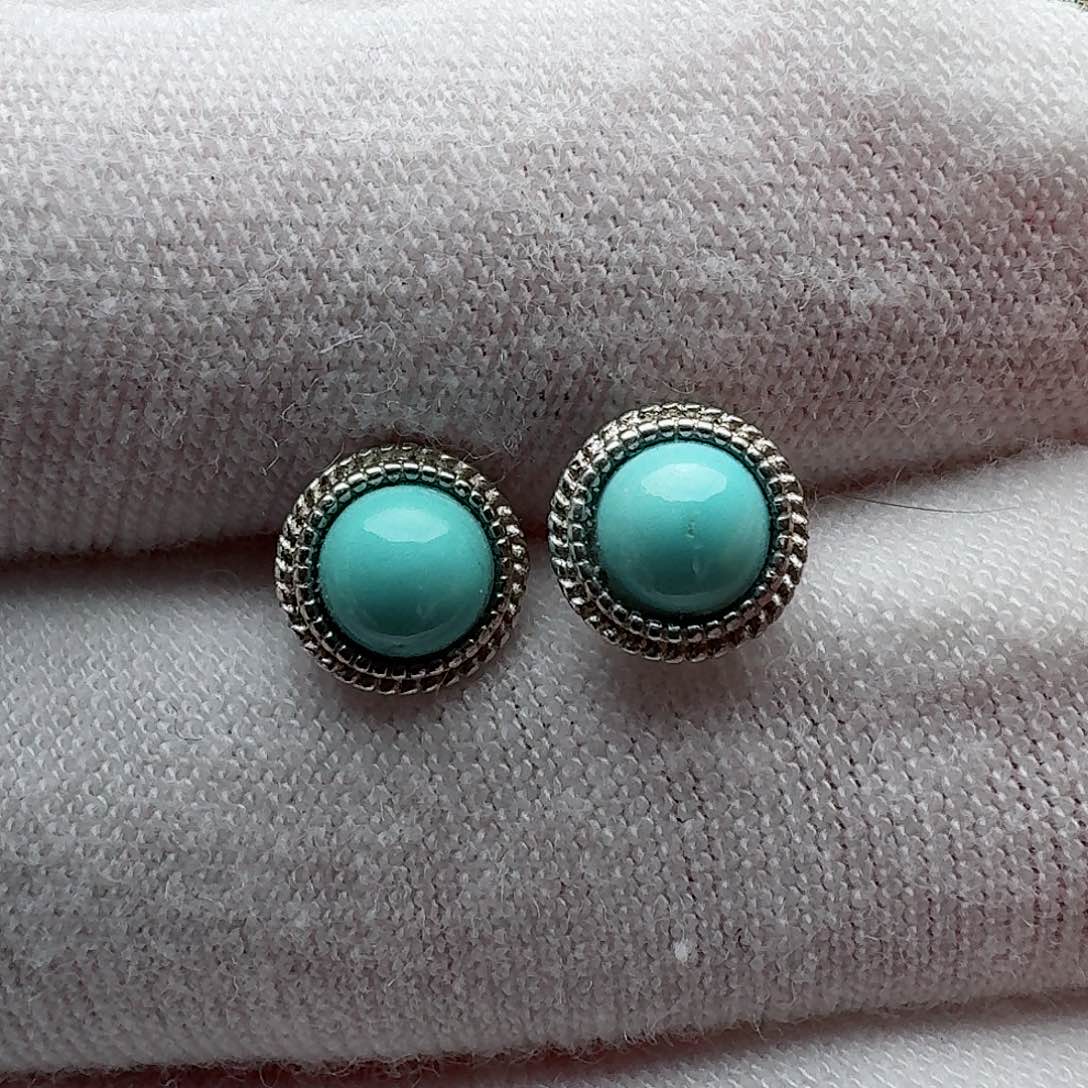 绿松石珠宝奇石银S925镶嵌