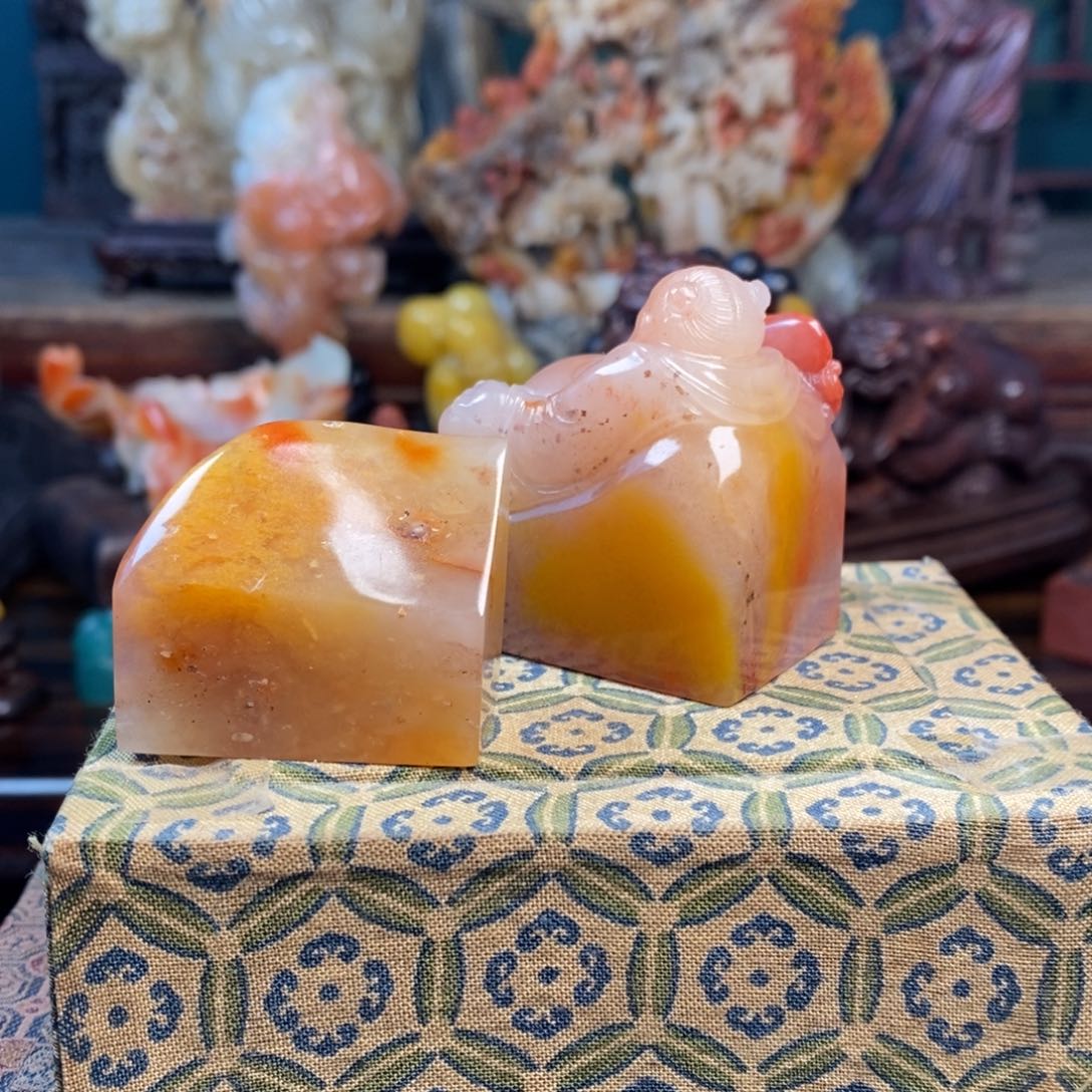 j***L寿山石收藏作品石