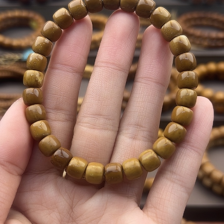 紫金鼠手串08实心老型微瑕福利