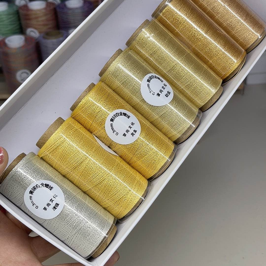 孤品0.3白金蜡线 套盒一7个