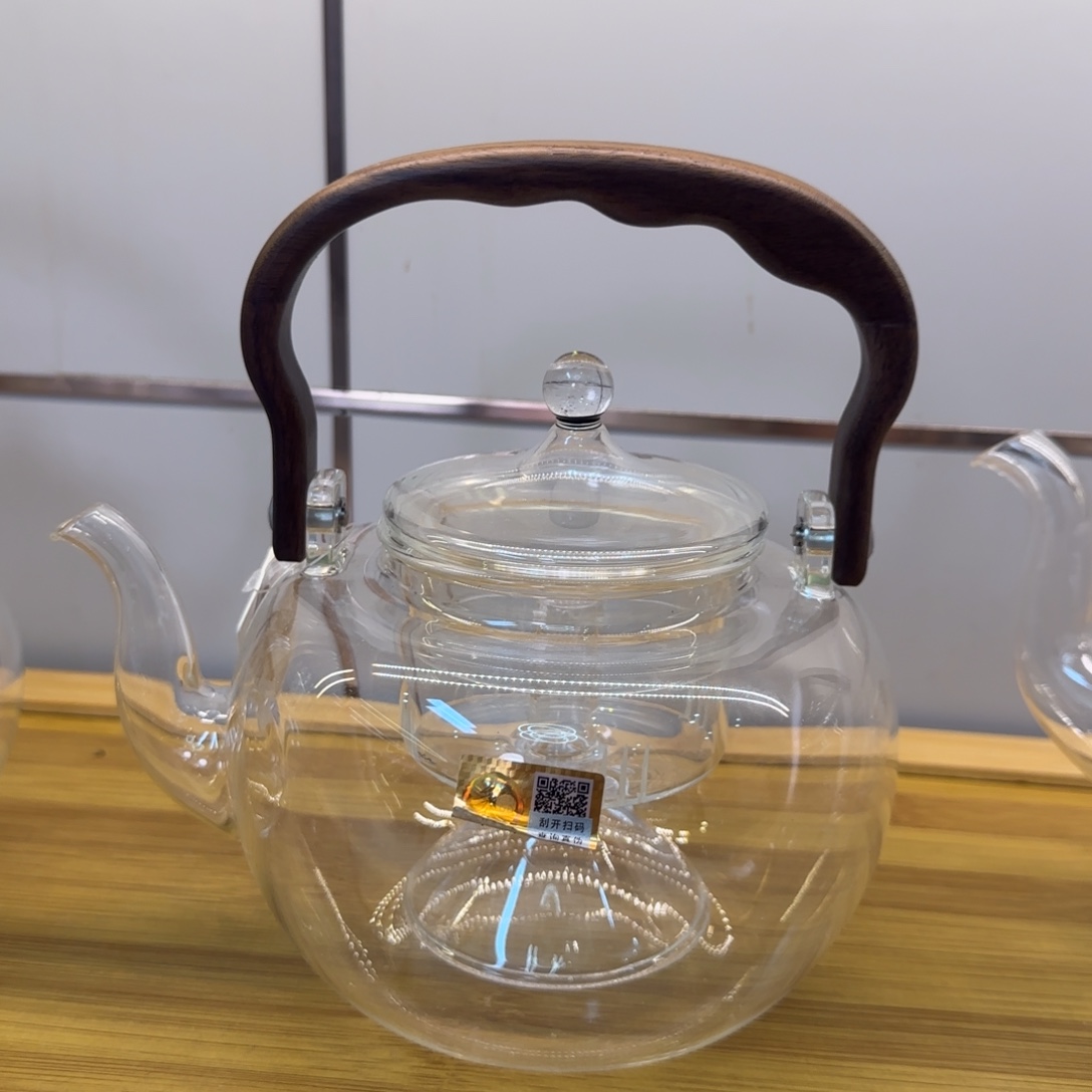 L***～玻璃手工艺品禾器山雅壶双内胆