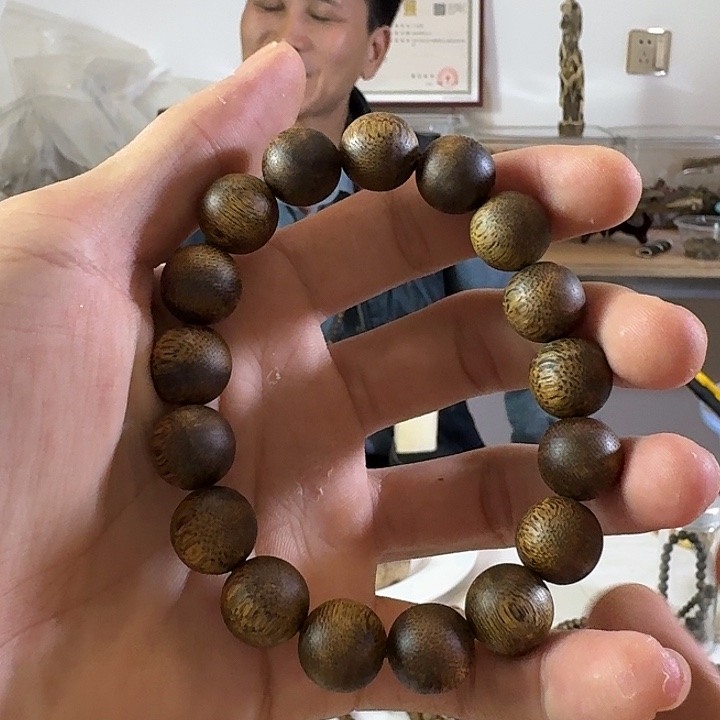 沉香沉香碎屑奇楠沉香13mm 13.8g+