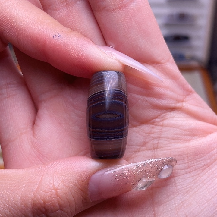 流***子玛瑙/玉髓未镶嵌颈饰