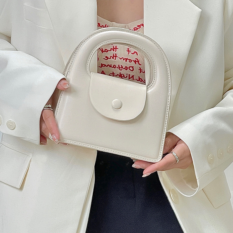 Women Bags新款小众设计手拎链条小方包单肩包感简约斜挎包