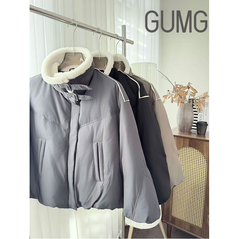【女装优选】GUMG-复古韩系绒绒毛领羽绒服GM20521