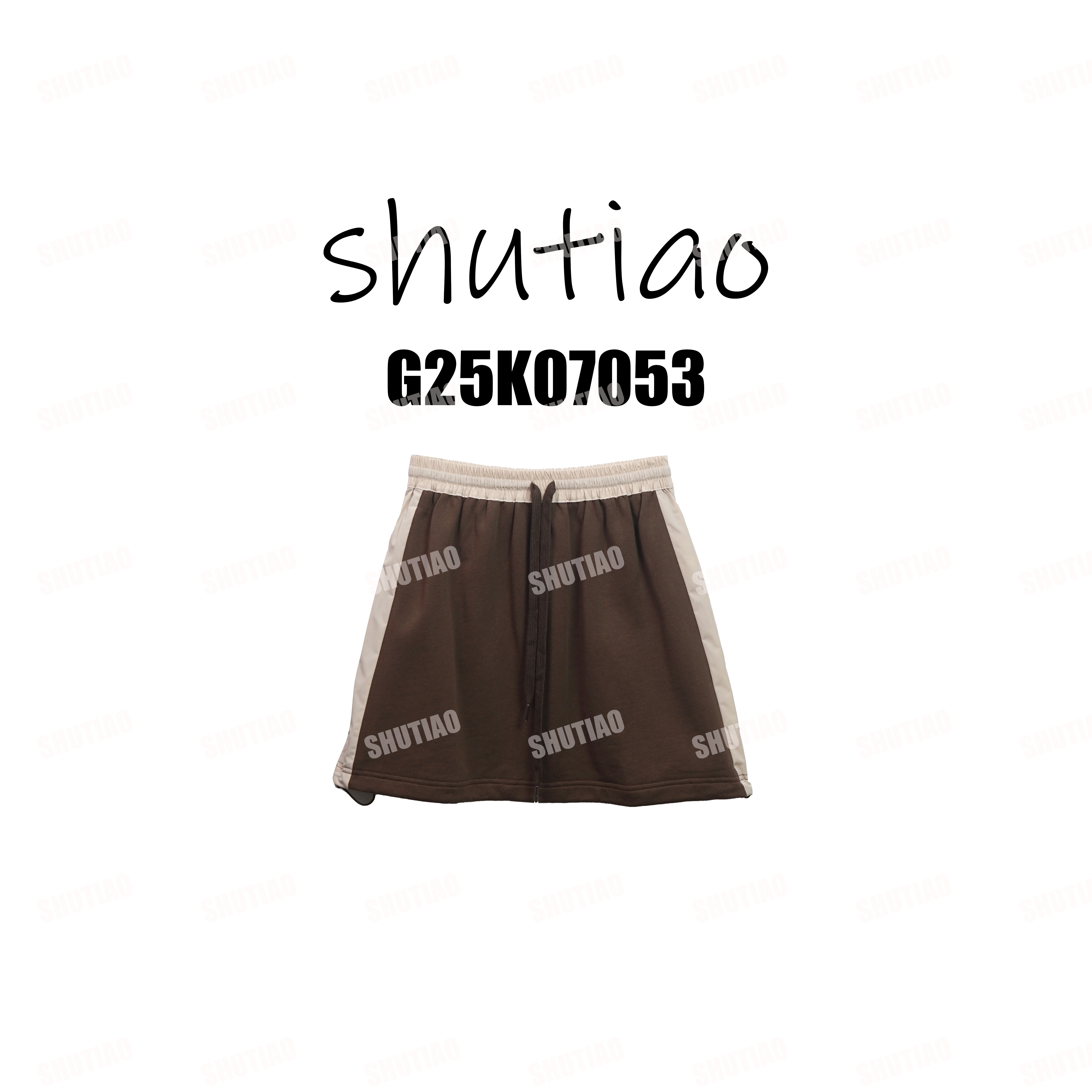 【SHUTIAO】2025秋冬：新款小众设计款短裙G25K07053