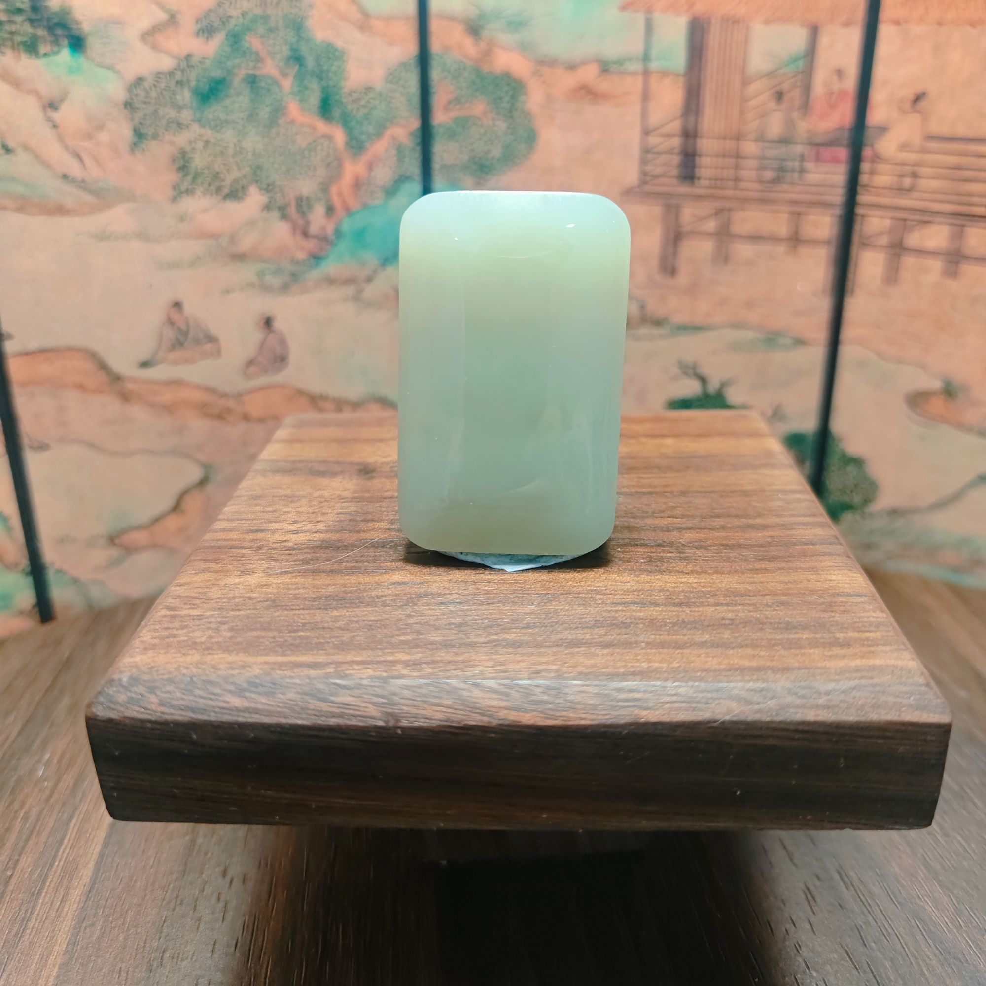 R和田玉无事牌吊坠0934