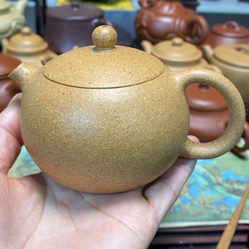 【闪购商品】紫砂茶壶黄金段半手工