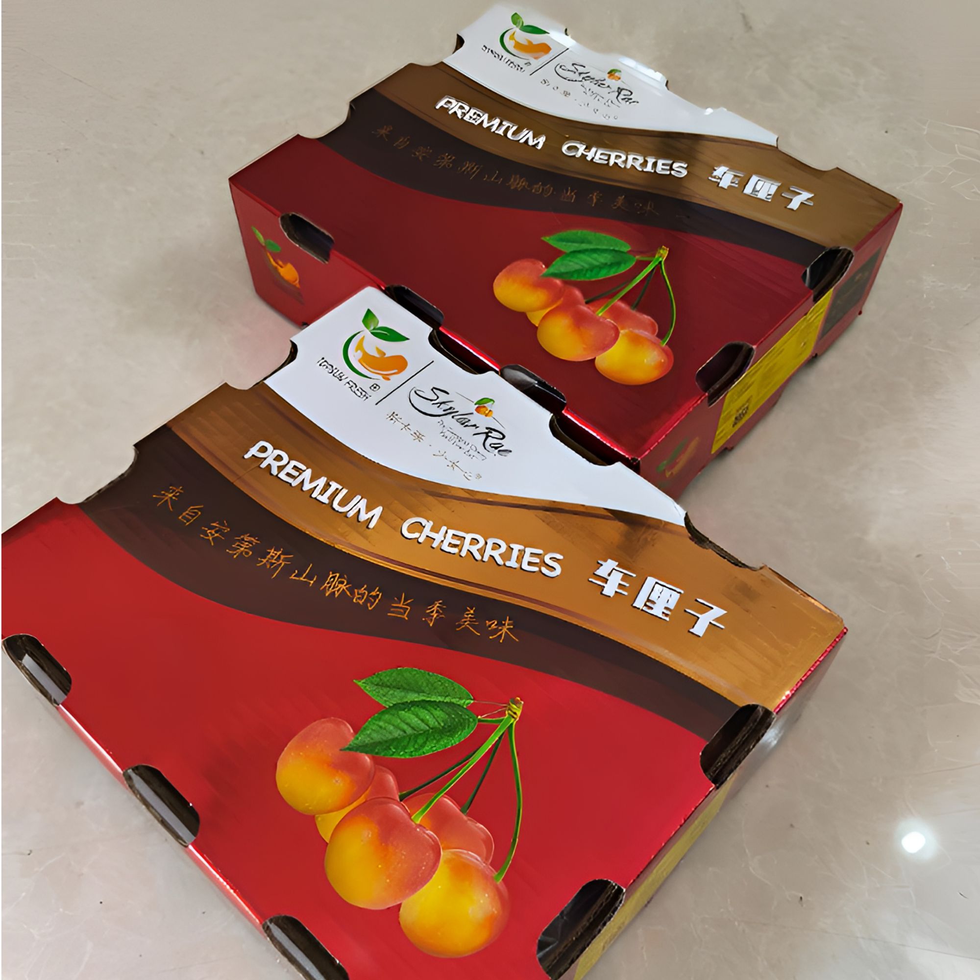 顺丰空运斯凯拉雷少女心2J-4J级智利车厘子进口大樱桃内附果径卡