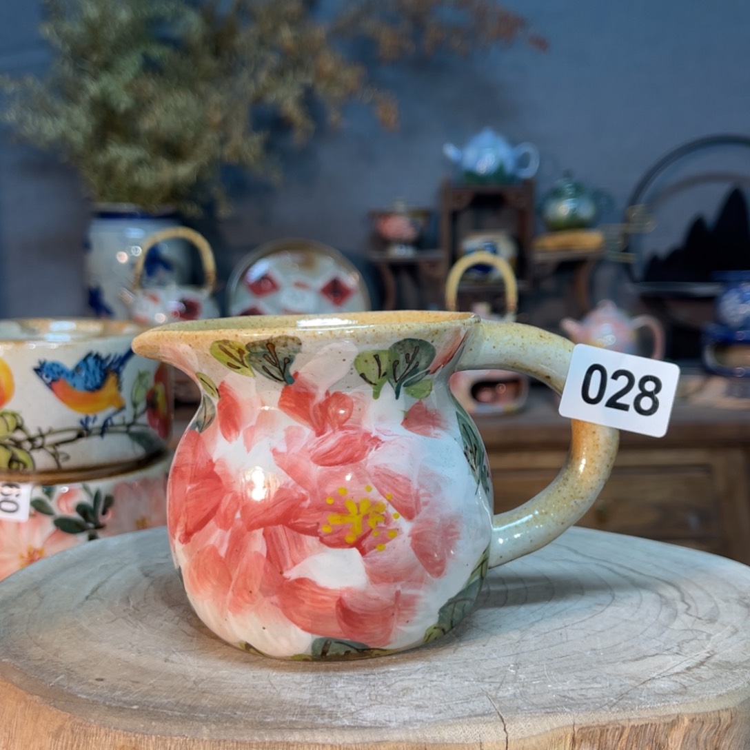 杯素浅陶瓷手工手绘