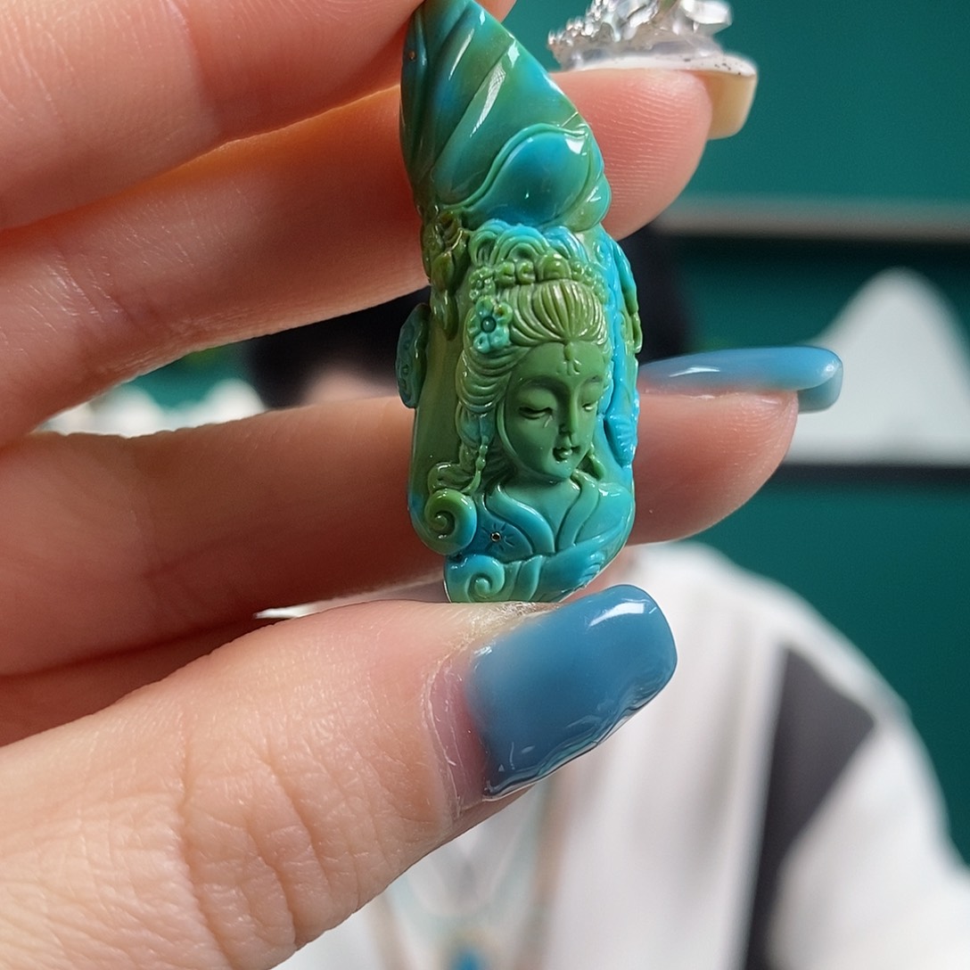 绿松石珠宝奇石未镶嵌