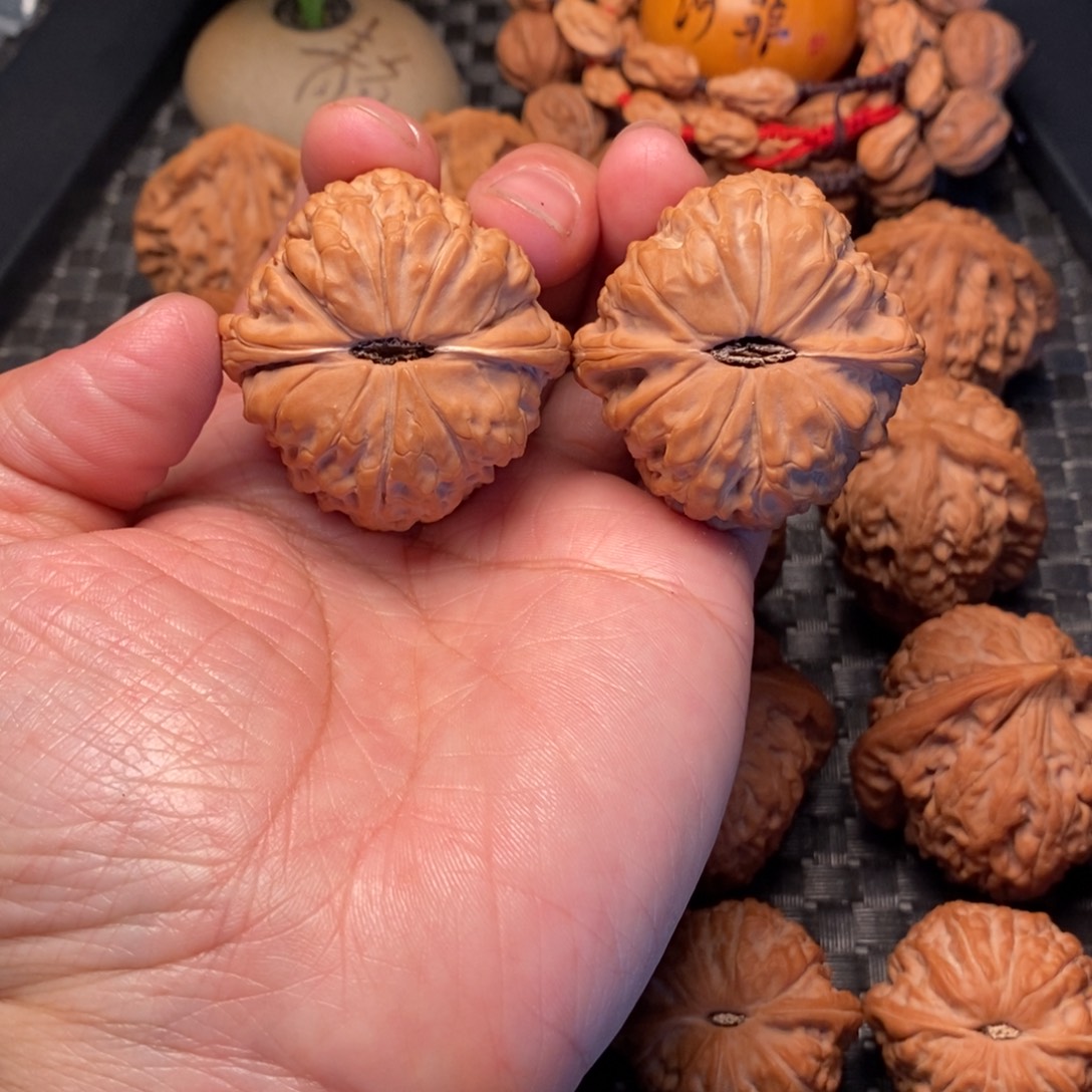 文玩核桃把件大团圆41