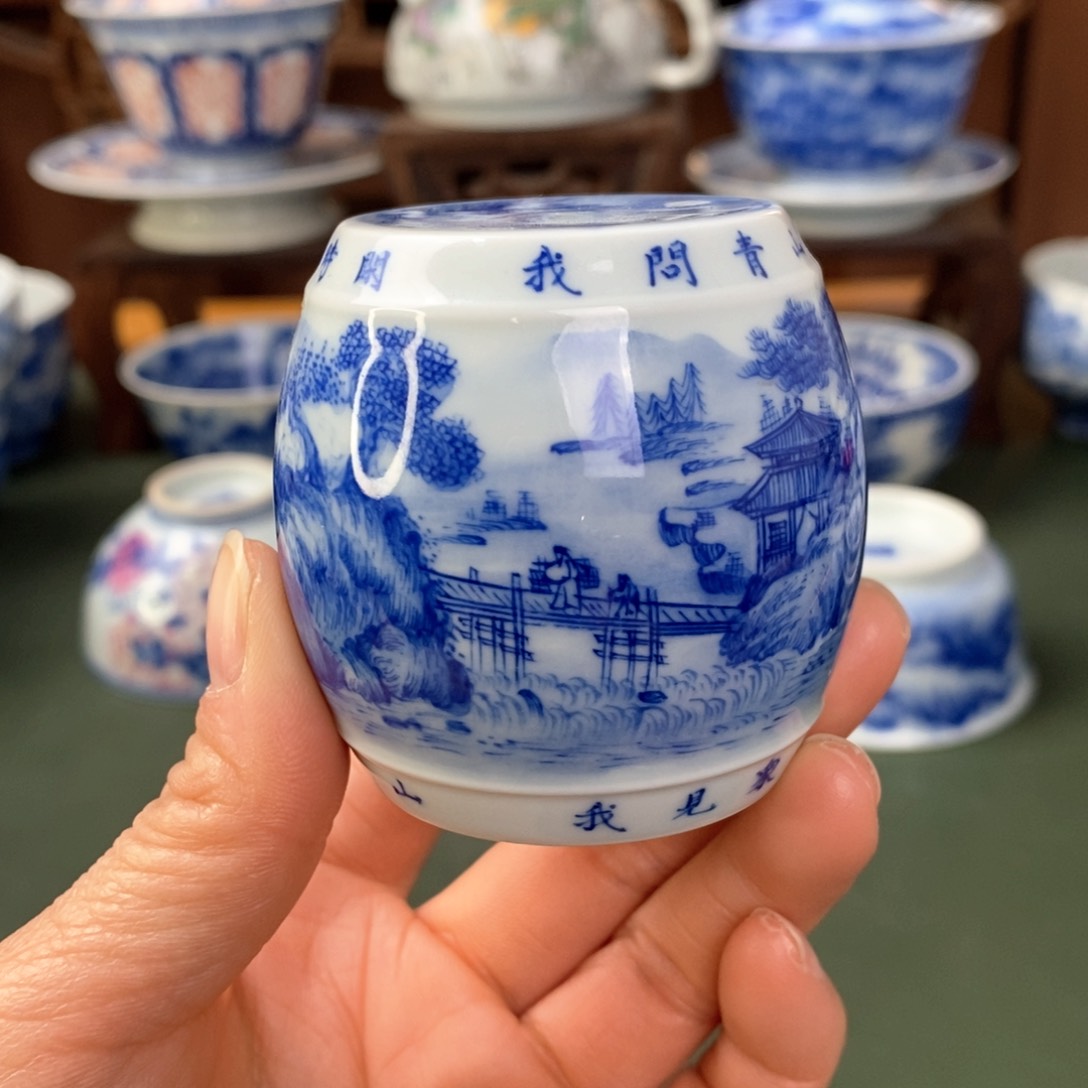 杯景德镇陶瓷手工手绘