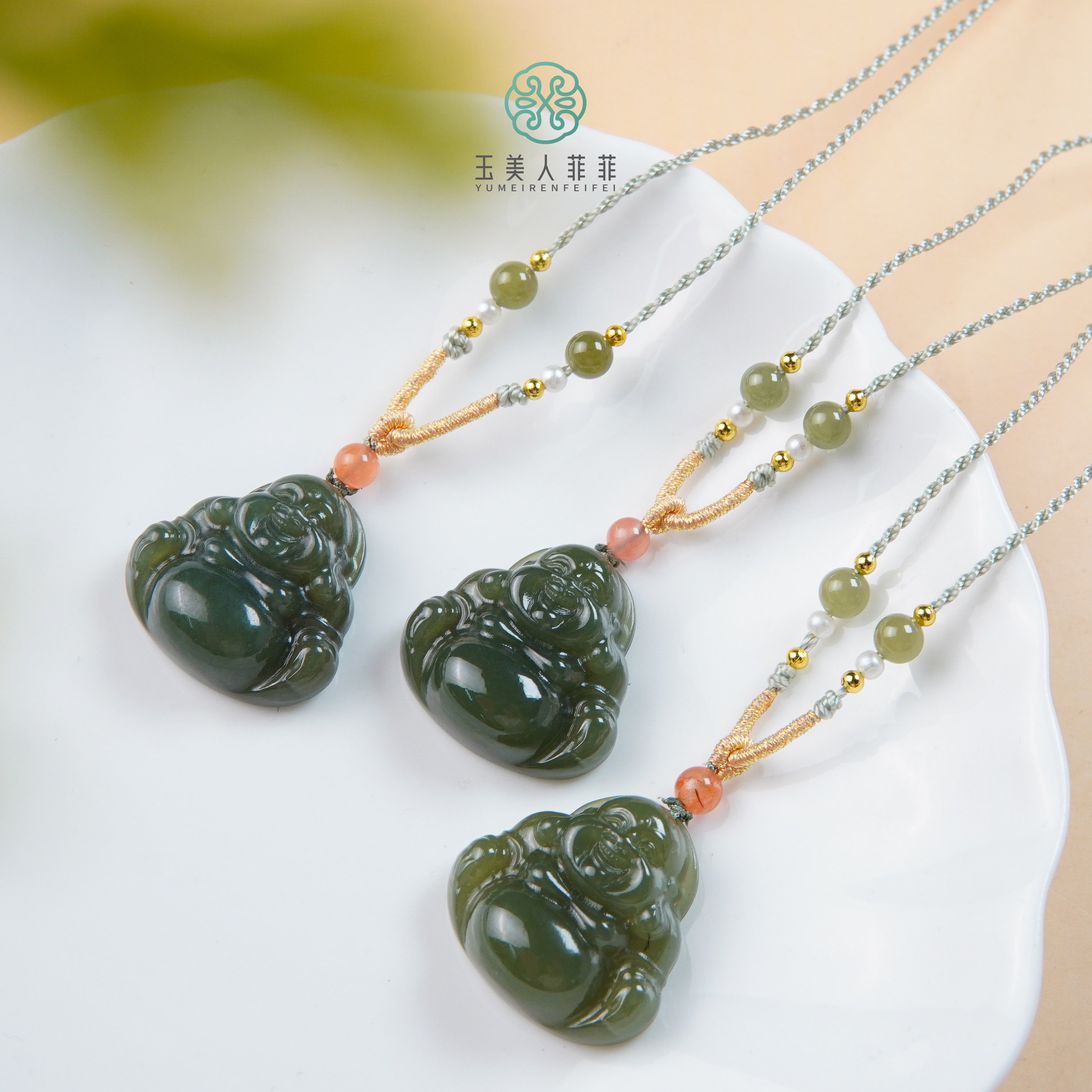 石惑珠宝-和田玉佛公吊坠约25mm-多样性发一