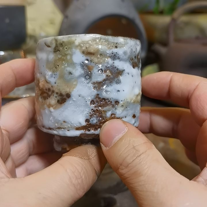 盘手工高温原矿窑变