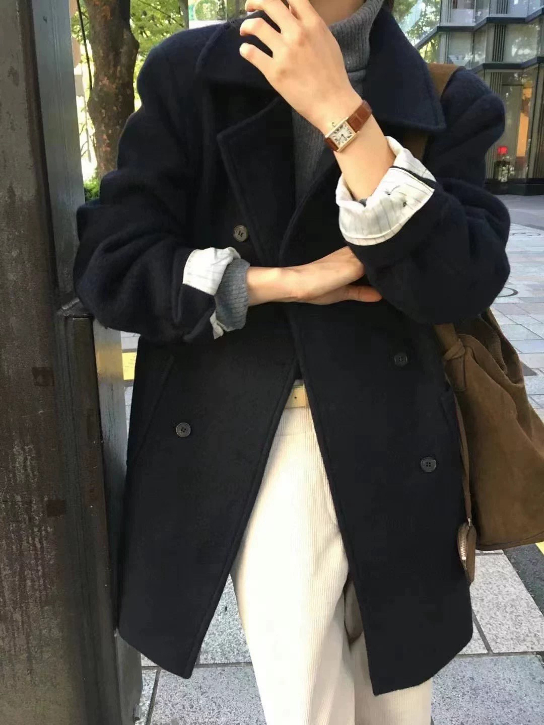 Over take羊毛大衣韩货正品