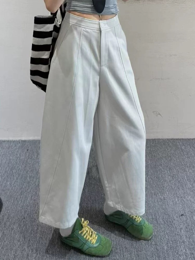 八分裤气球弯刀裤