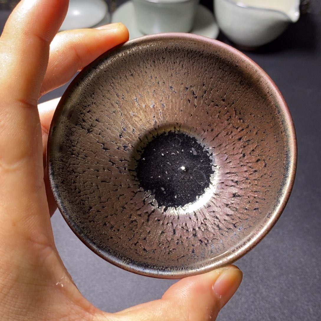 茶盏自然还原柴烧直播间